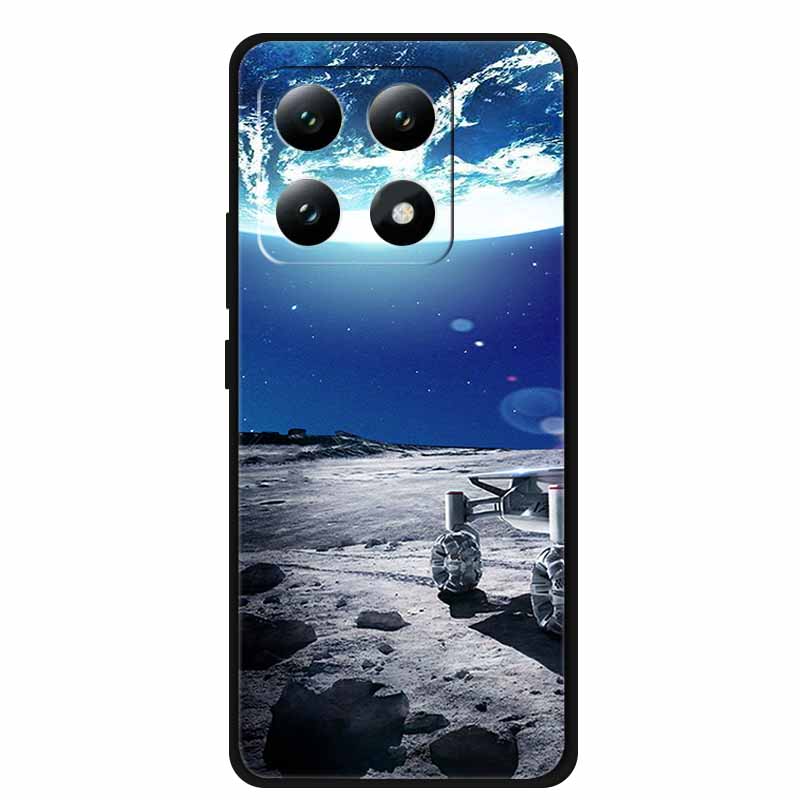 Handyhülle Für Xiaomi 15T Pro 5G Rückseite Hüllen Schwarzes Silikon Weiches Coque Für Xiaomi 15T 5G Hülle 15 T Pro 6,83" Fundas Schale