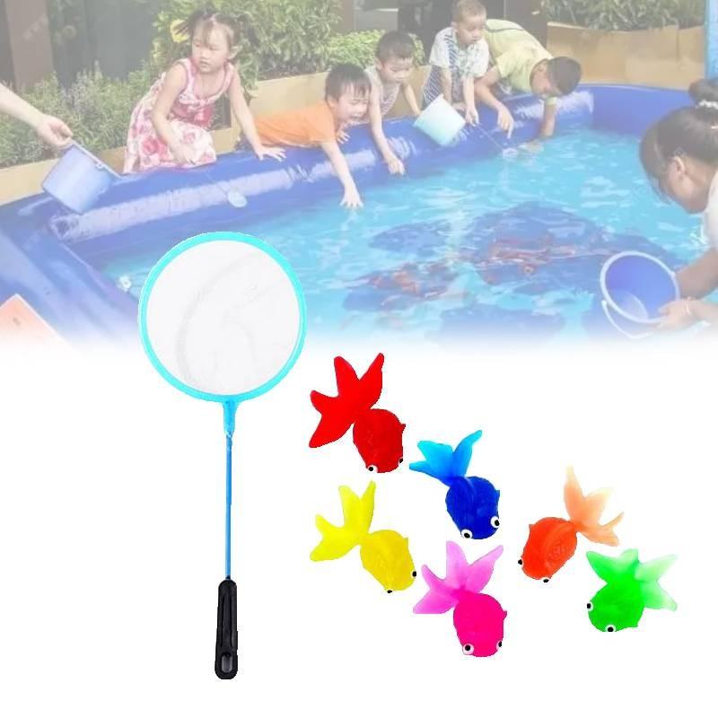 Realistic Soft Tpr Goldfish Toy For Kids Colorful Water Play Fun And Learning