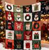 Christmas Cozy Blanket Throw Holiday Throw for Home Decor Flannel Blanket Warm Xmas Blanket Christmas Gift for Family Friends