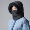 Cold Resistant 3-in-1 Winter Cycling Hat Keep Warm Lei Feng Hat Fashion Warm Scarf Face Mask  Men