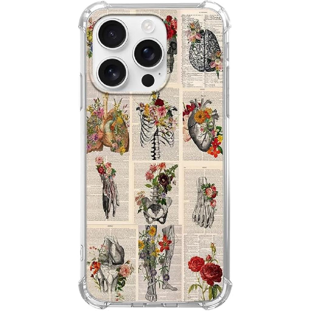 Brown Gingerbread Christmas Trees Case Compatible with iPhone 16 Pro Max, Cute Christmas Festival Case for iPhone 16 Pro Max, Cool TPU Bumper Phone