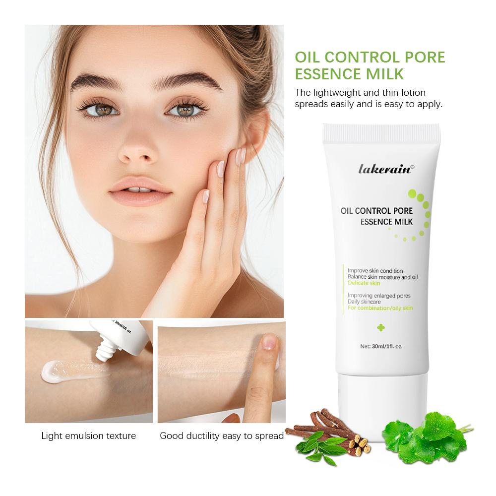 Oil Control Pore Essence Milk Smoothes Pores And Moisturizes Skin With A Refreshing Non-greasy Essence Korean Skin Care Products