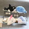 Cute Adorable Ocean Animal Plush Keychain Soft Dolphin Whale Shark Octopus Toy