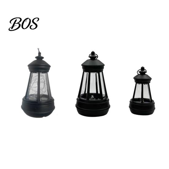 Decorative Solar Garden Lamps Hanging Lantern, Retro Lantern Lamp, Waterproof Lights Outdoor Light for Backyard Porch Terrace Decor