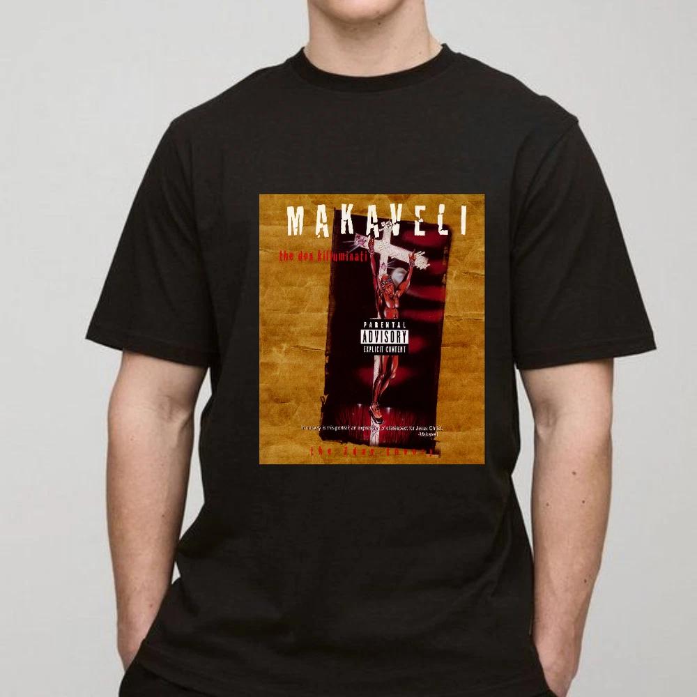 2Pac me against the world makaveli 7 day theory black cotton tshirt S