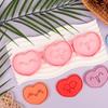1/4Pcs 3D Valentine'S Day Wedding Cookie Cutters Biscuit Mold Cookie Mould Stamp Party Decor Baking Tools