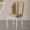 Nordic Cream Dining Chair – Minimalist Designer Lounge Chair, Modern Living Room & Dining Room Furniture
