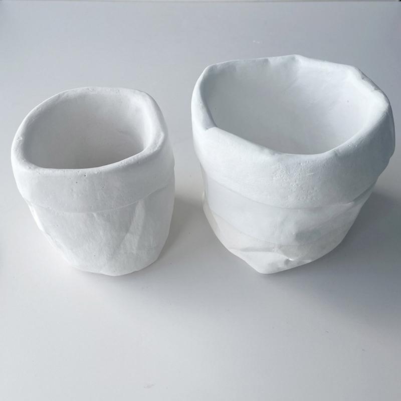 Candles Holder Resin Mold,Cement Gypsum Flower Pot Silicone Molds Epoxy Resin Casting Molds for DIY Jewelry Storage Box