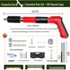 Compact Multi-Function Powder-Actuated Nail Gun for Ceilings and Concrete