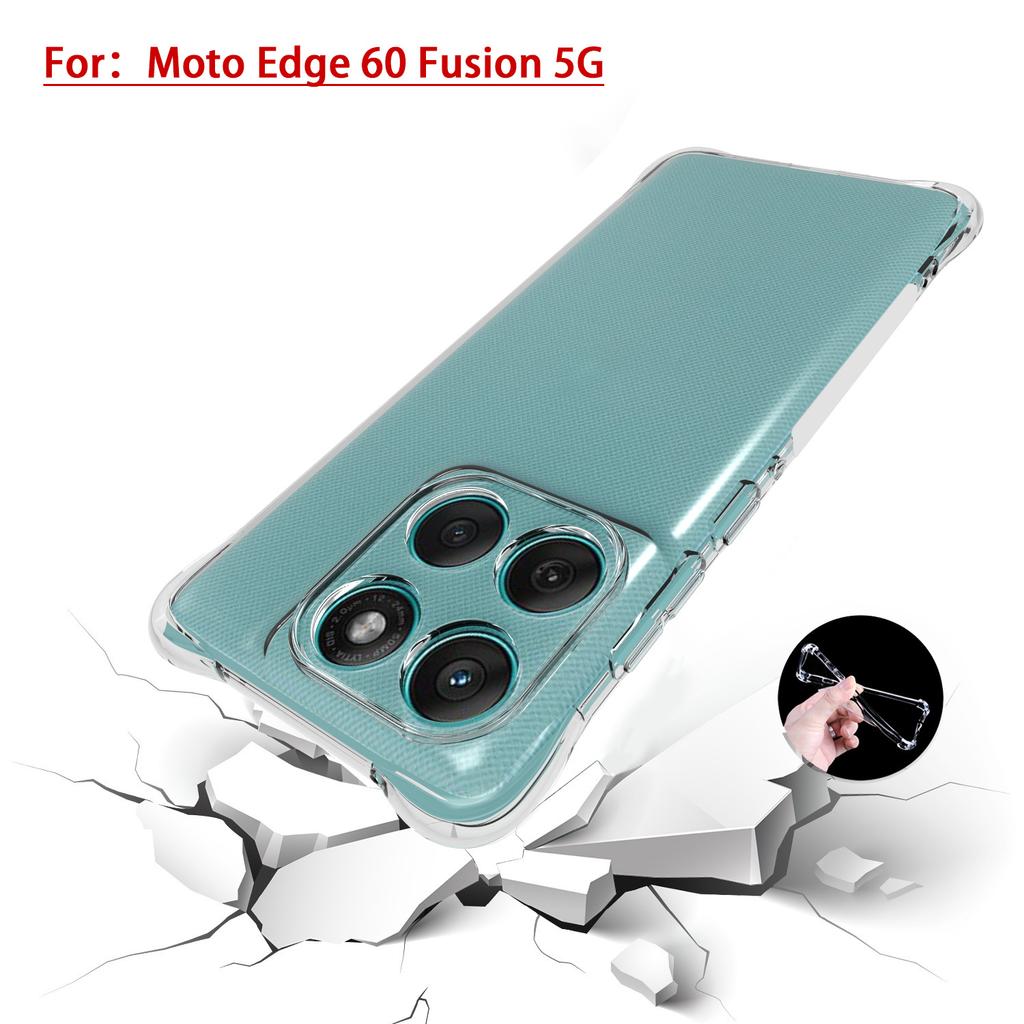 Transparent Funda for Motorola Edge 60 Fusion Edge 60S 60 Pro Stylus Case Ultra Thin HD Clear Soft  Protection Cover Capa