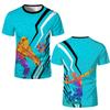 Fashion Printed Crew Neck Top Loose Versatile Short Sleeve Casual T-Shirts Men’s