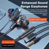 Wired Earphone 3.5mm/Type-C General Stereo Surround Sound Headphone for Vivo for Xiaomi for OPPO for Huawei