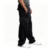 Men's Lined Cargo Pants with Cuffs , Loose Fit Multi Pocket Casual Trousers