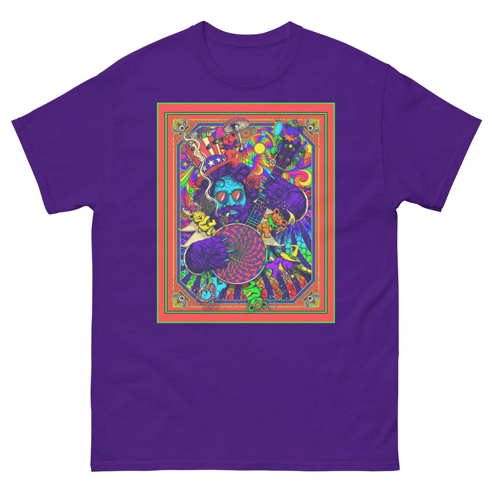 

Jerry Garcia T Shirt artwork by rosenfeldtown, #Grateful Dead 4XL