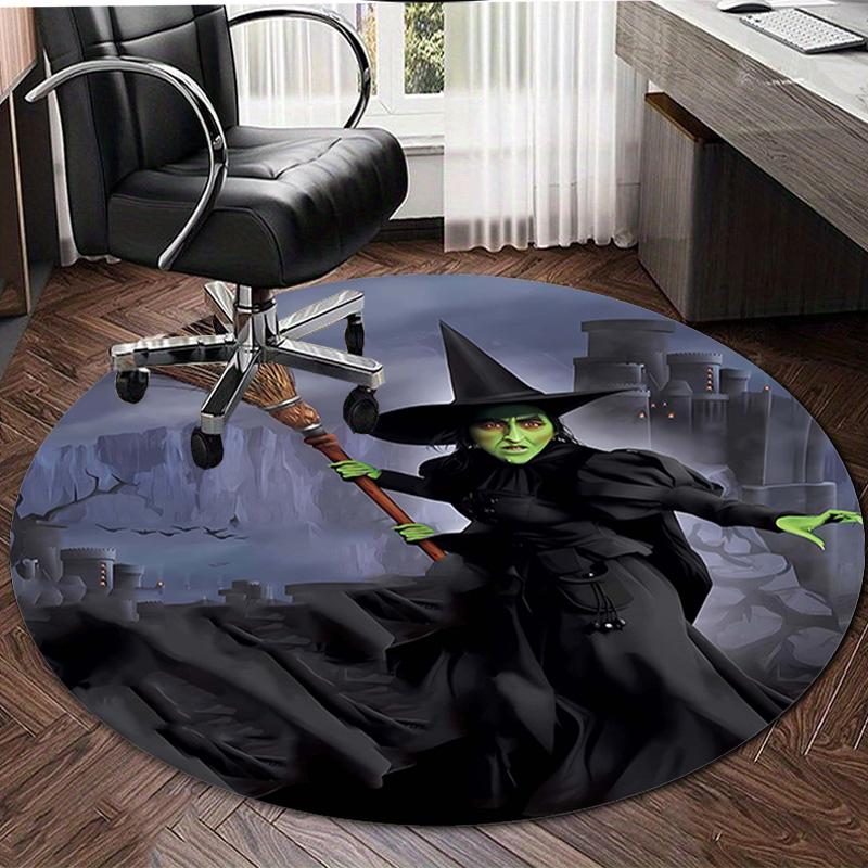 1pc The Wizard of Oz1 Design Printed Area Round Carpet for Bedroom Living Room Home Decor Rugs Mat Non Slip Mat Rug for Bedside