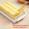Lided Butter Container Refrigerator Kitchen Small Tool 2PCS Butter Cutting Box Cheese Butter Storage Box