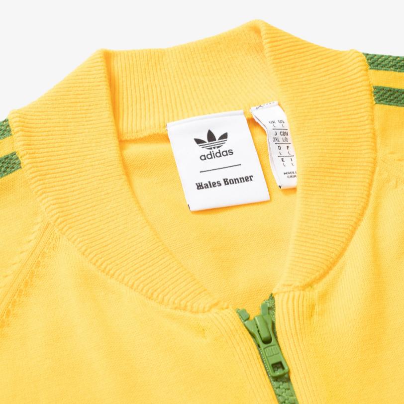 Adidas X Wales Bonner Ny Strikket Treningsjakke Gull/Grønn Herre Yttertøy Flerfarget IW1174