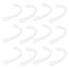 6Pair Ear Strap Pad Mouth Muffle Ear Protector Silicone Earloop Ear Savers for Daily UseWhite