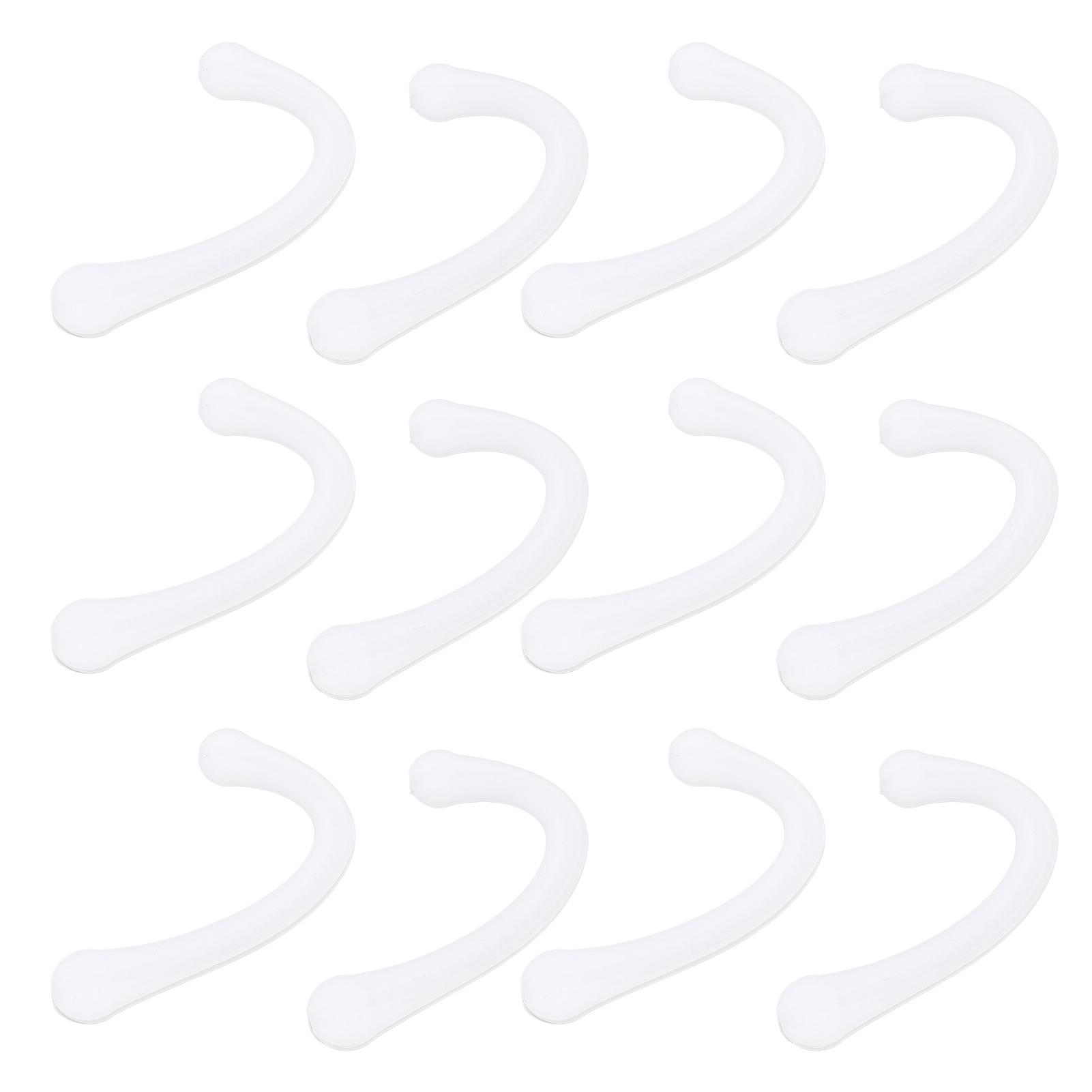 

6 пар накладок на ушные ремешки, муфта для рта, защита для ушей, силиконовые ушные петли, фиксаторы для ушей для ежедневного использованияБелый белый