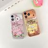 Cartoon apple 17 mobile phone case iphone17promax transparent tpu cute Air anti-drop 17pro all-inclusive 16
