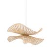 Japanese Wabi Sabi LED Ceiling Lights Bamboo Rattan Pendant Lamps for Living Dining Bedroom Home Decoration Chandelier