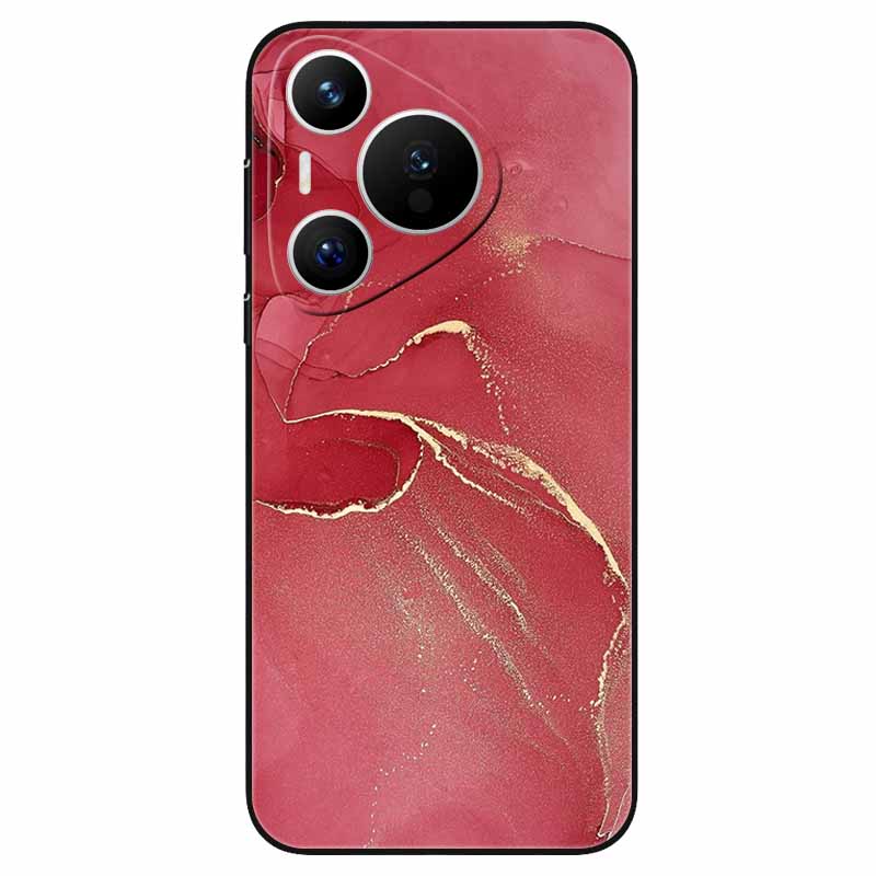 For Huawei Pura 70 / Pura70 Pro Case Soft Silicone Fashion Marble Shockproof Cover for Huawei Pura 70 Ultra P 70 Pro+ TPU Coque