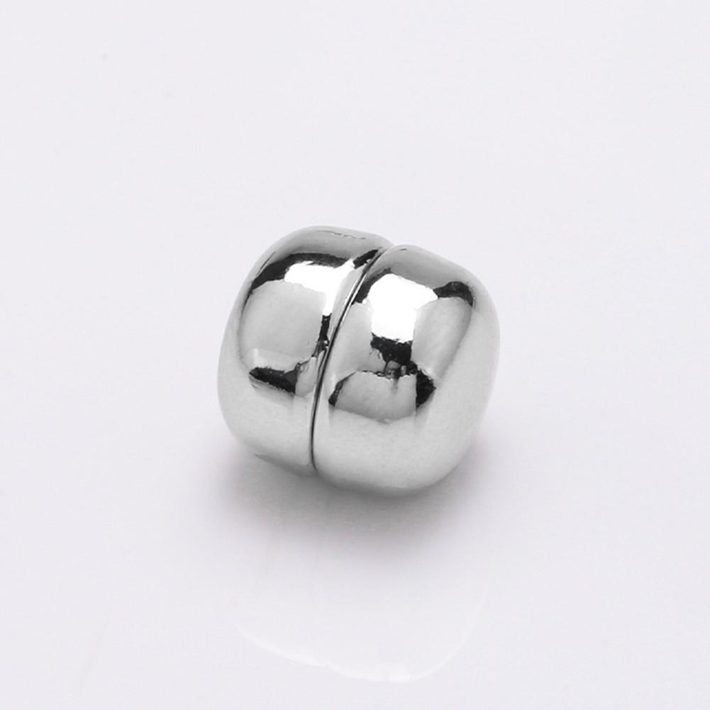 Платок Магнитная Застежка Сплав Металлическая Кнопка Сильный Двусторонний Магнит Фиксация 03# Silver