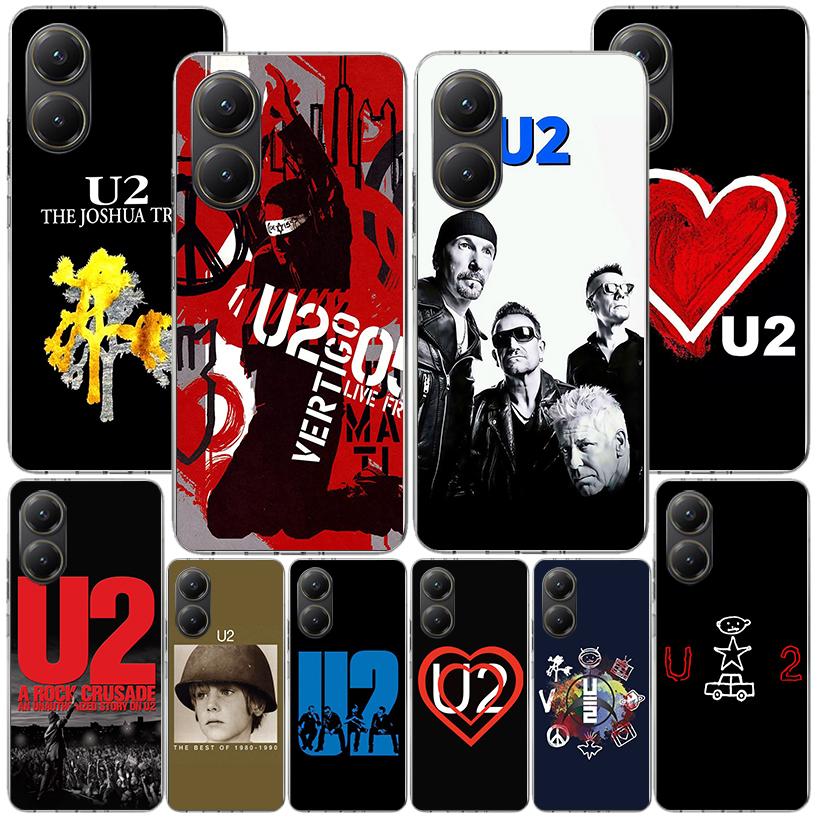 Band U-U2 Rock Phnoe Case for Xiaomi Poco X5 X6 X7 Pro X4 Gt F7 Ultra M8 M7 Redmi 15C 15 13C 13 12C 12 Unique Cover Coque Poco X