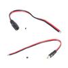 8mm Power Pigtails Cable DC7909 Male/Female Plug To Bare Wire Open End Power Wire Supply Repair Cord for Solar Cell