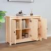 814559 vidaXL Buffet 100x35x74 Cm Solid Pine Wood