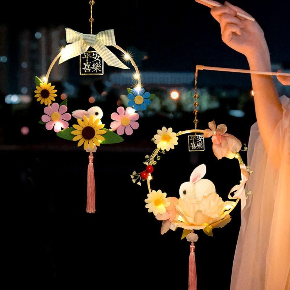 

Ретро-фонарь середины осени DIY-материалы со светодиодной подсветкой Фестиваль ламп Style 5