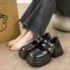 Fashion Shoes Woman Female Footwear Oxfords Clogs Platform Preppy New Dress Retro Shoes
