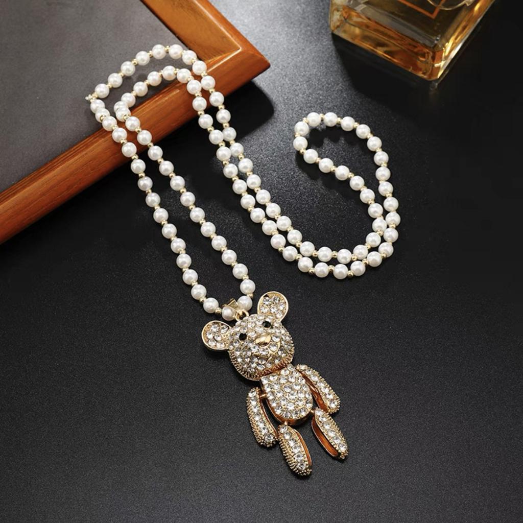 Halskette Perlen Lange Vintage Boho Seil Scheibe Kette Stein Anhänger Böhmische Ethnische Frauen