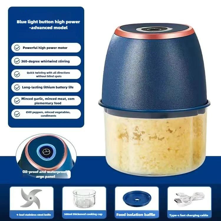 Česneková kaše Elektrický šlehač na česnek Česneková kaše Domácí mini mlýnek