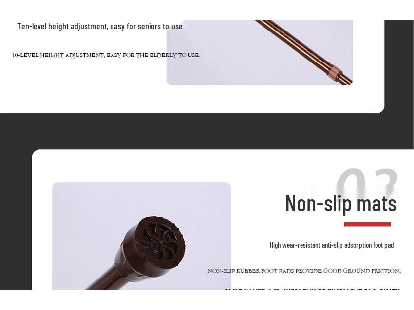 Lightweight Retractable Non-Slip Aluminum Trekking Pole Walking Stick