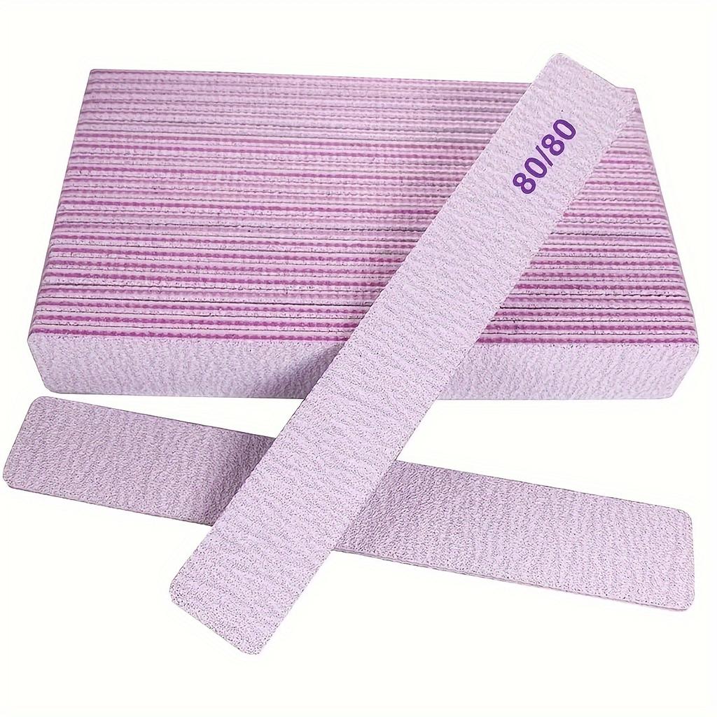 12 ks Pilník na nehty s pískovým povrchem, Pilník na nehty Sandboard, pro akrylové a gelové nehty, Hrubý pilník na nehty Oboustranný 80 Pískový povrch Šmirglový Profesionální Filtr