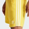 Adidas Originals Adicolor Series Elastic Waist Striped Logo Print Casual Shorts Men Shorts Yellow IS0616