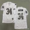 Rugby Jersey Oakland Raiders Retro Style Embroidered Football Uniform Mens Cotton Sport Shirt