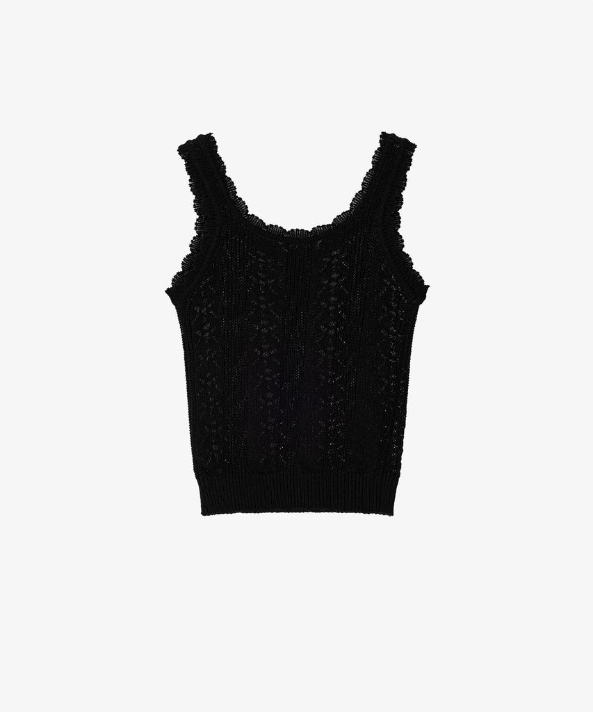 GROVE Kiko Skashi Knit Sleeveless_Black