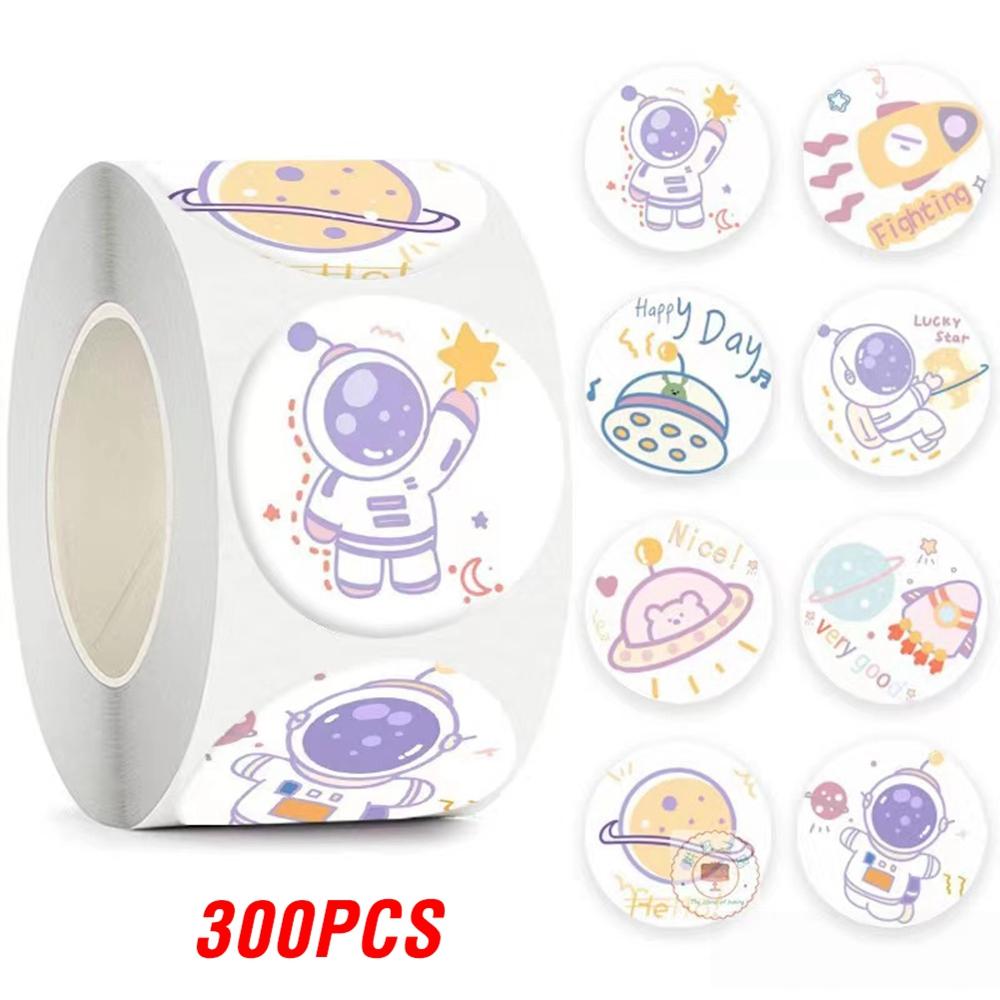 100-500Pcs New-Off-The-Shelf High-Standard Astronaut Top-Grade Reward Top-Grade Stickers High-Standard Cute High-Standard Animal Top-Grade Sticker