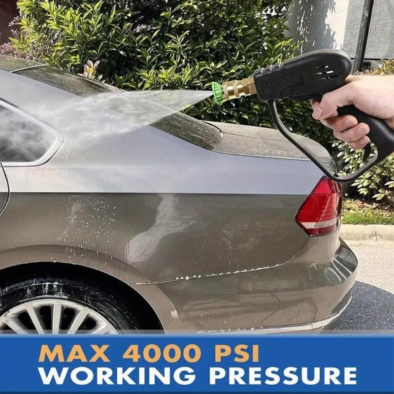 Heavy Duty Washer Guns 10.5 GPM Flowing Rate Ergonomic Handle Foam Sprayer Car Washing Accessories