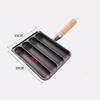 ZISIZ Cast Iron Sausage Grilling Pan