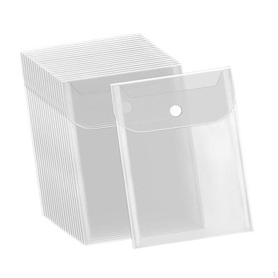 20 Pieces Stamp and Die Storage Pockets 5.1x7.1inch Scrapbooking Envelopes for Paper Card