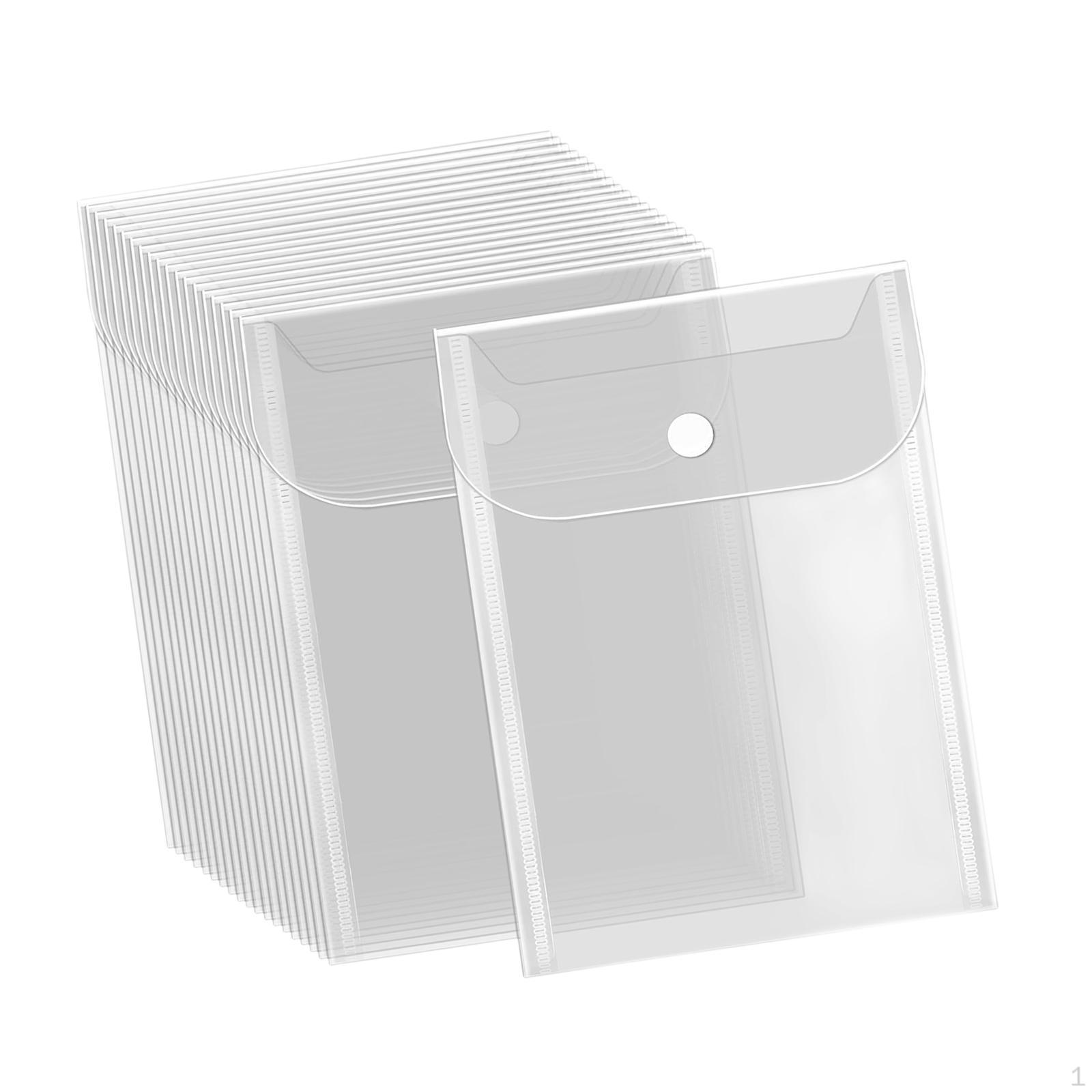 

20 штук карманов для хранения штампов и вырубок 5,1x7,1 дюйма конверты для скрапбукинга для бумажных карточек