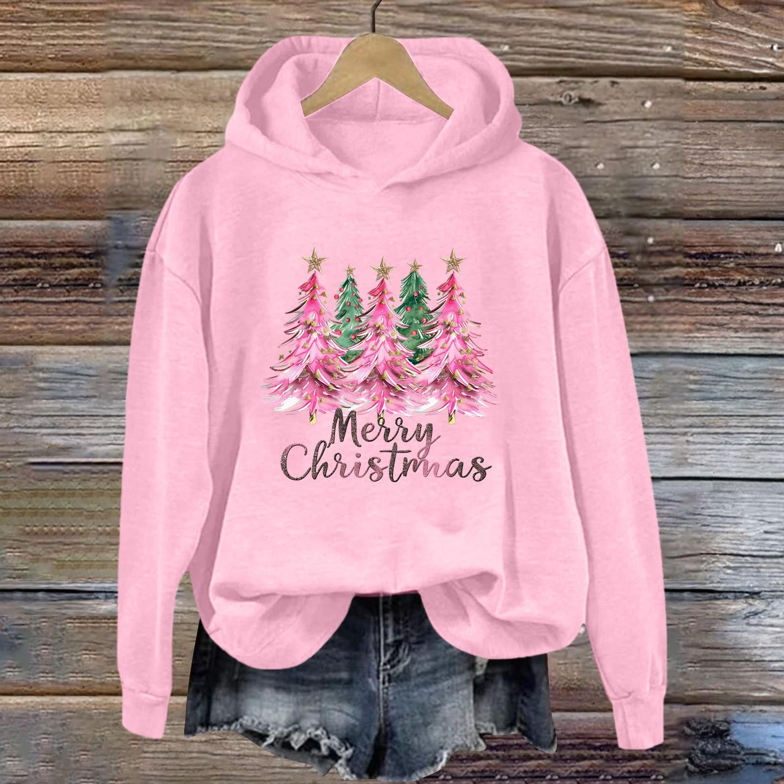 Женская толстовка с принтом «Спорт» с рождественским принтом — фото 11