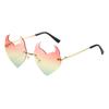 Trendy Stylish Irregular Sunglasses For Parties And Festivals With Uv380 Protection