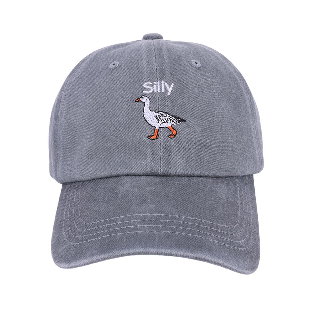 

Вышитая бейсболка «Глупый гусь», кепка для гольфа, папина кепка, регулируемая, винтажная, юмористическая бейсболка, шляпа для кемпинга на открытом воздухе для мужчин и женщин серый