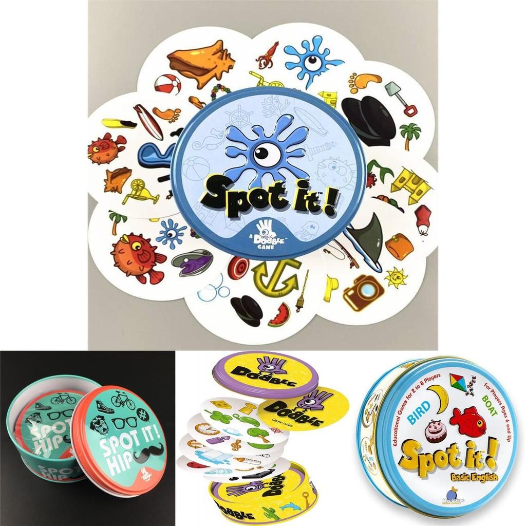 Dobble Spot It Game Cards For Addictive Family Fun And Quick Visual Challenges
