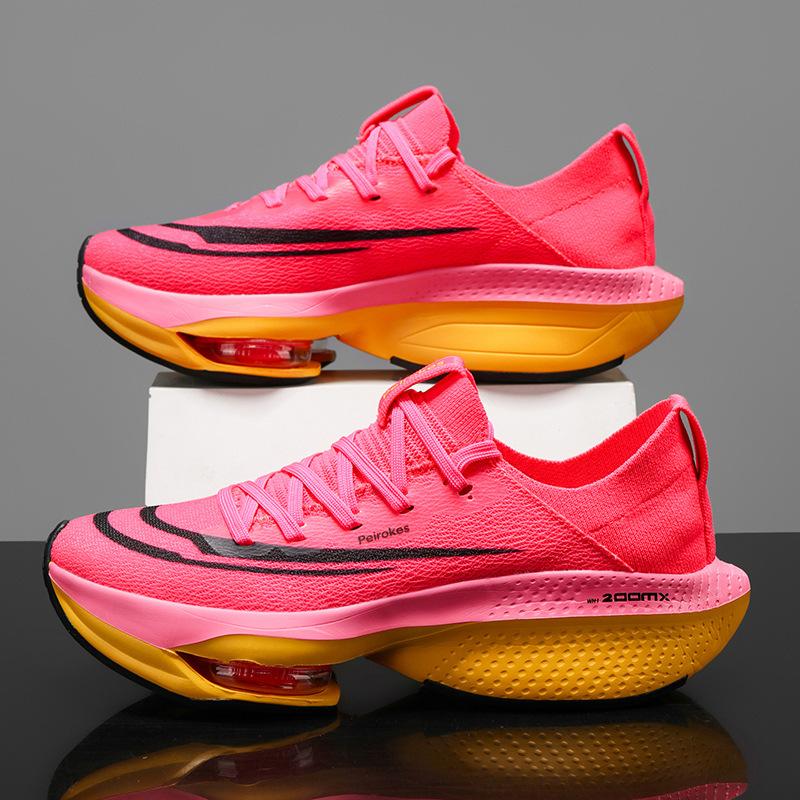 

Fashion 2025 New Men s Air Cushion Running Shoes Breathable Mesh Shock Absorption Marathon Athletic Unisex Couple Fashion Sneakers 34