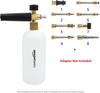 Amazon Basics Foam Cannon with 0.6cm Quick Connector for Pressure Washers, 1L
